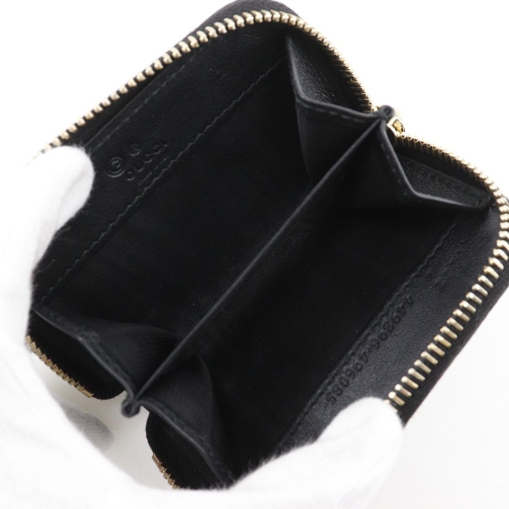 Gucci Gucci Gucci GG Micro Shima Leather Coin Case Leather Coin Case 449896 DUTY FREE for USA Size ONE SIZE - 5 Thumbnail