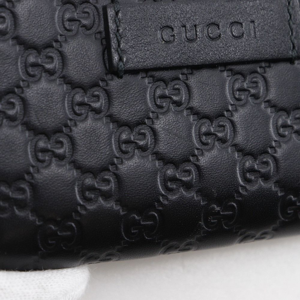 Gucci Gucci Gucci GG Micro Shima Leather Coin Case Leather Coin Case 449896 DUTY FREE for USA Size ONE SIZE - 7 Thumbnail