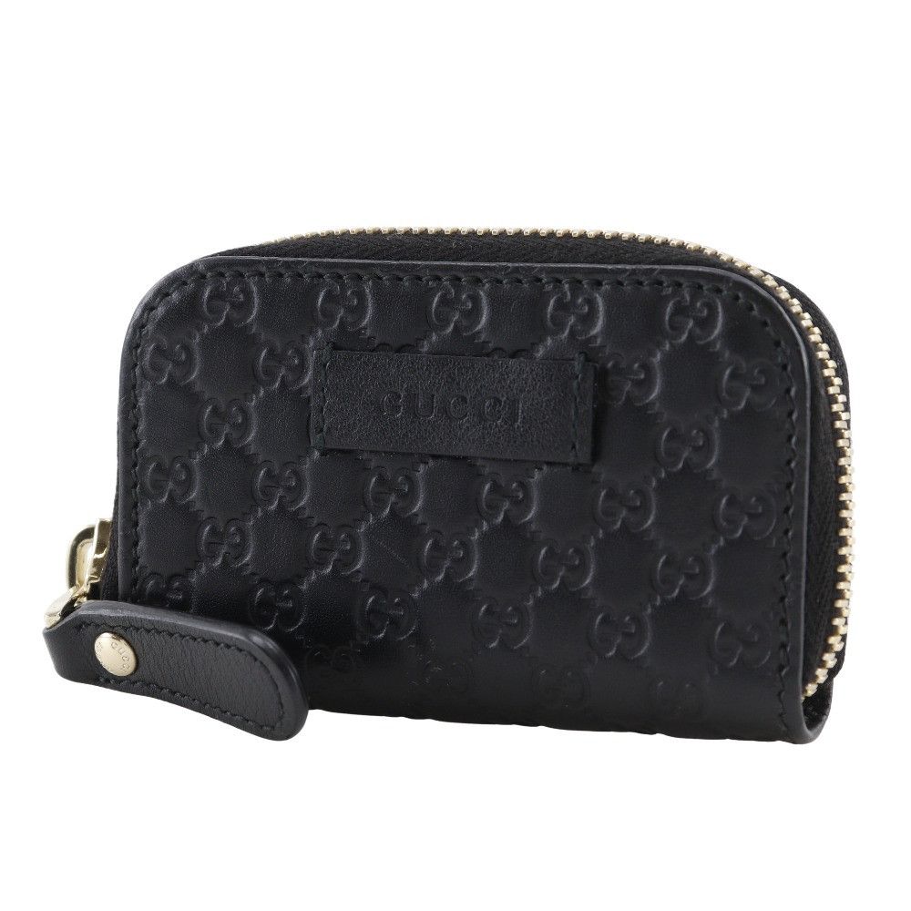 Gucci Gucci Gucci GG Micro Shima Leather Coin Case Leather Coin Case 449896 DUTY FREE for USA Size ONE SIZE - 2 Thumbnail