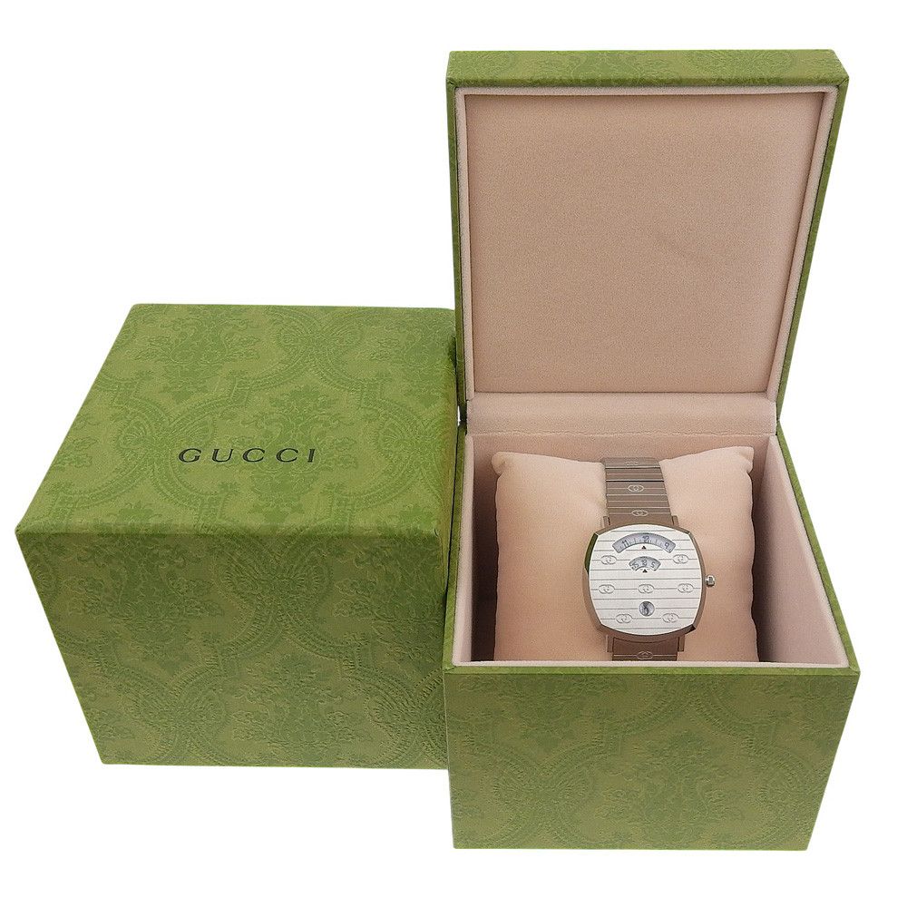 Gucci Gucci Gucci Grip Stainless Steel Watch Metal Quartz 157.3 DUTY FREE for USA Size ONE SIZE - 8 Thumbnail