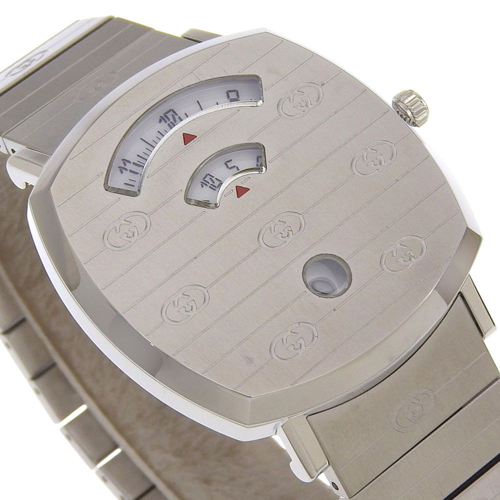 Gucci Gucci Gucci Grip Stainless Steel Watch Metal Quartz 157.3 DUTY FREE for USA Size ONE SIZE - 3 Thumbnail