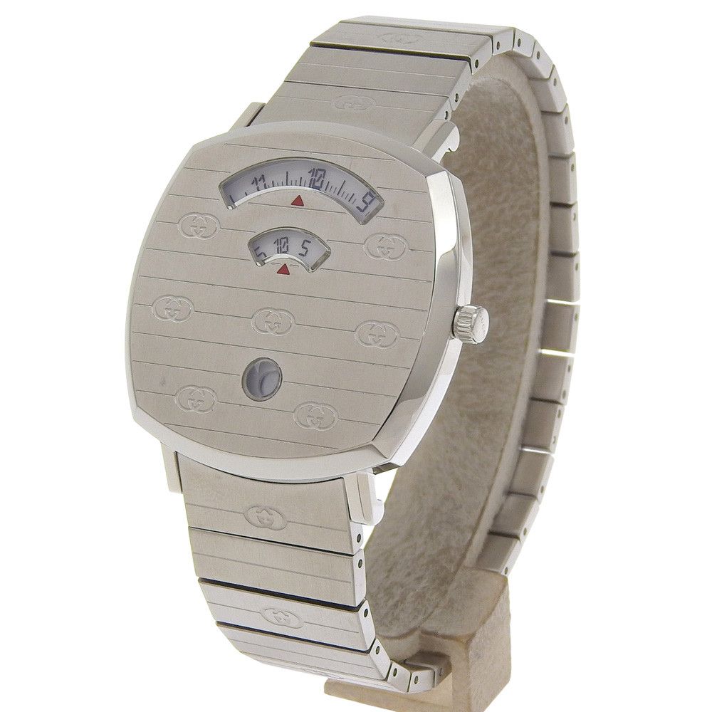 Gucci Gucci Gucci Grip Stainless Steel Watch Metal Quartz 157.3 DUTY FREE for USA Size ONE SIZE - 2 Thumbnail