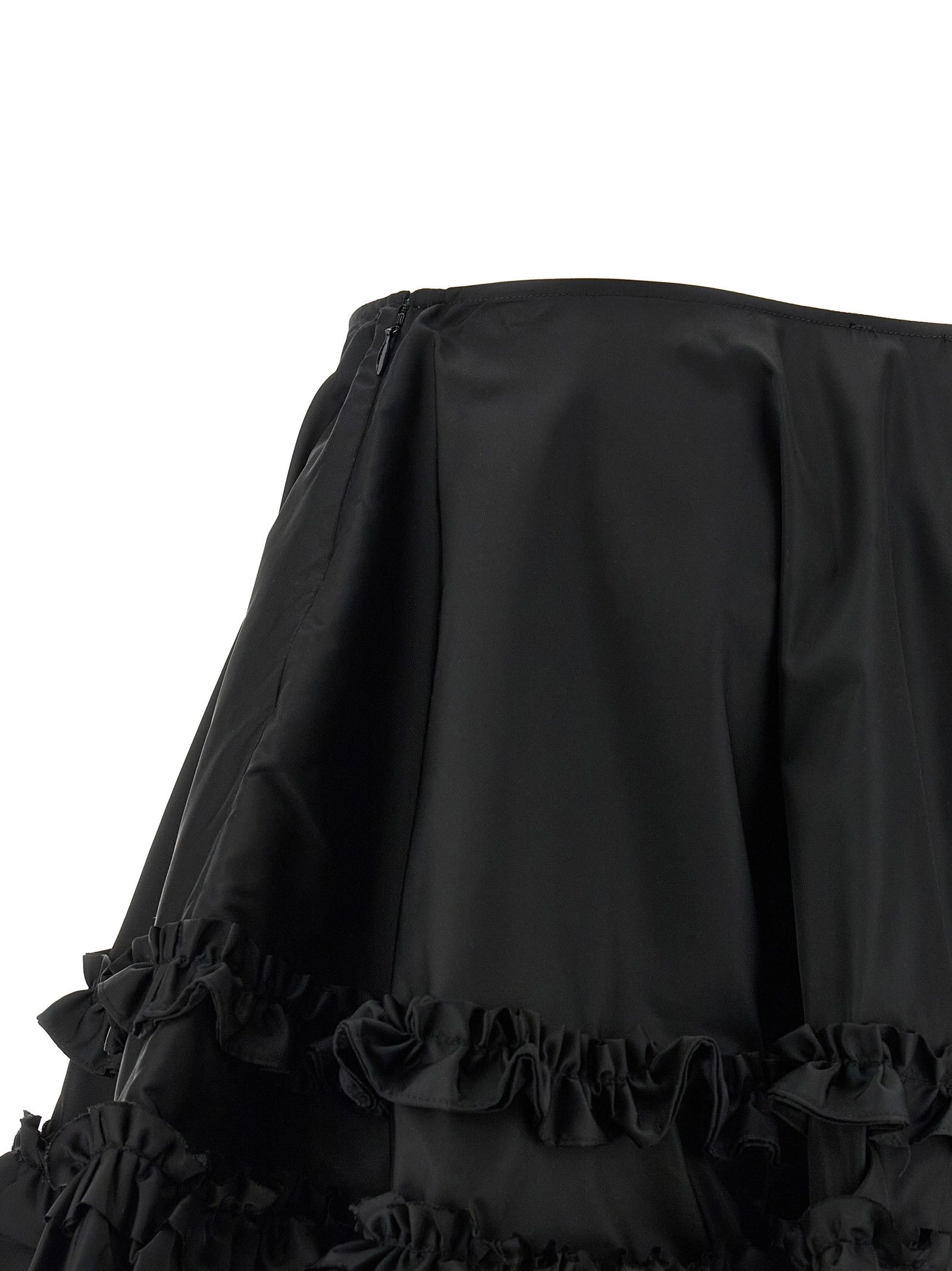 Ganni 'Duchesse Nylon Mini Frill' Skirt Size 26" / US 2 / IT 38 - 4 Thumbnail