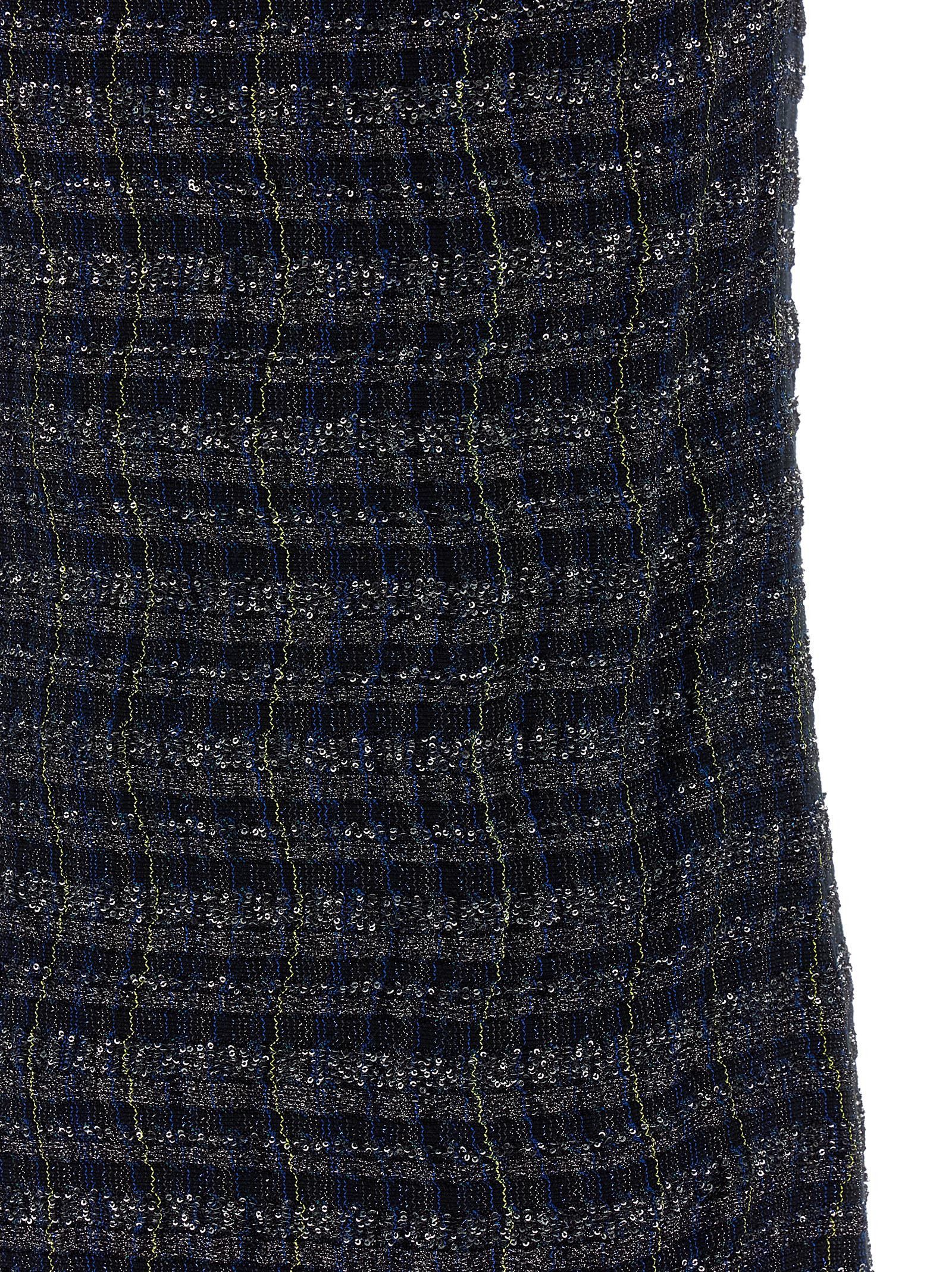 Missoni Check Pattern Dress Size L / US 10 / IT 46 - 4 Thumbnail