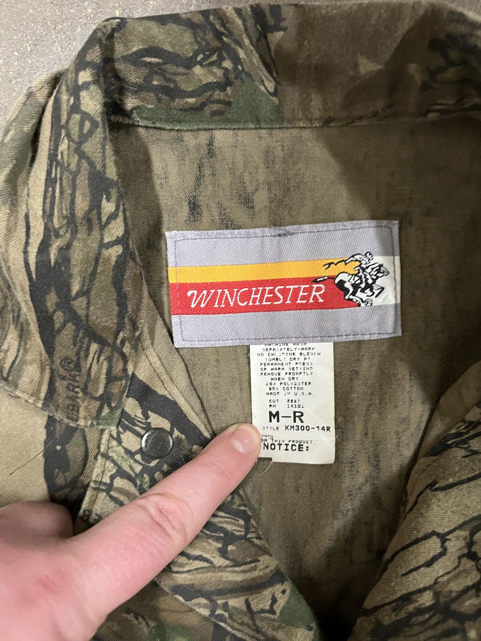 Carhartt Vitnage 1980s Realtree Camo Winchester Coverall Size M Size US M / EU 48-50 / 2 - 4 Thumbnail