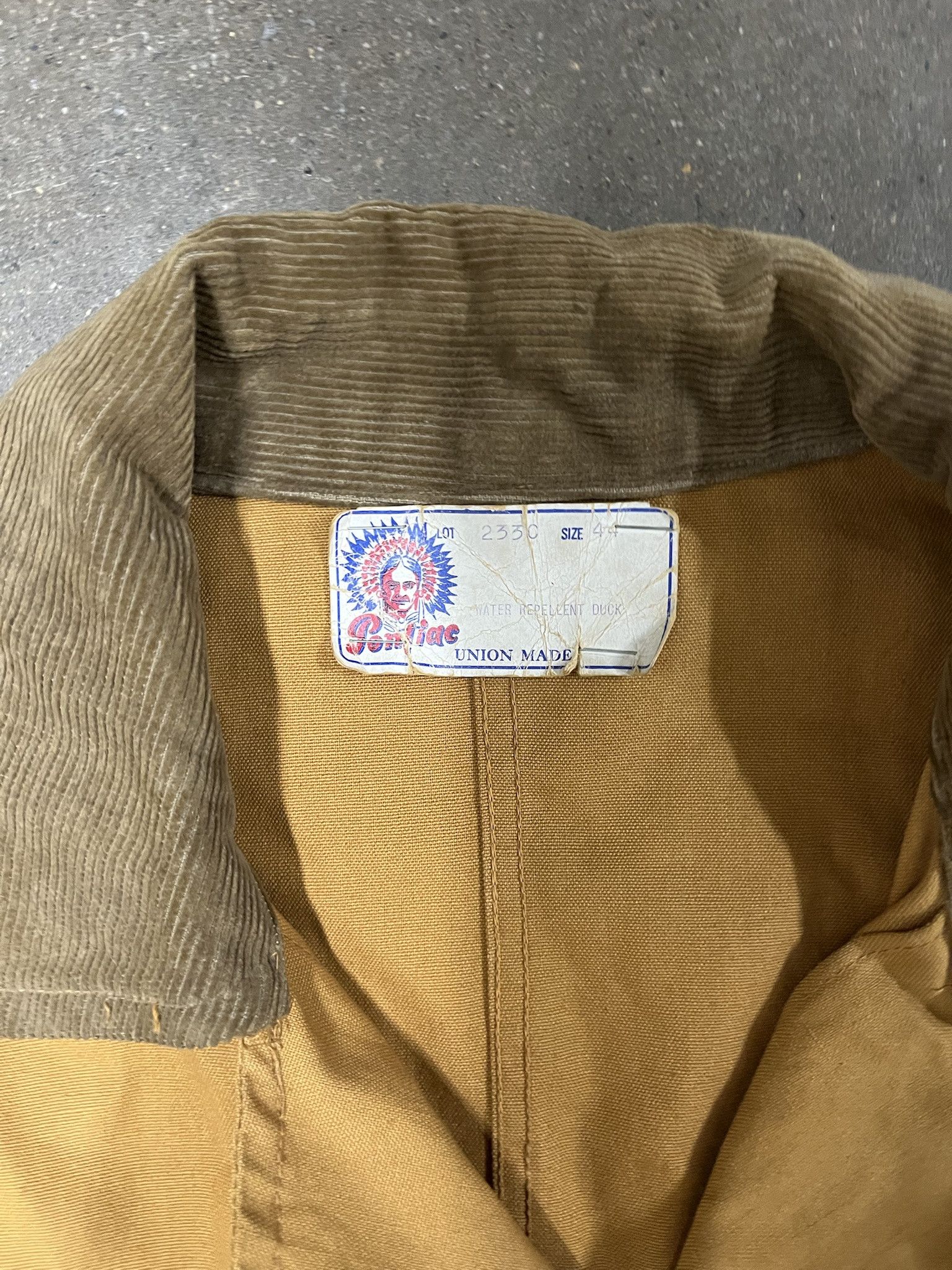 Carhartt × Vintage Vintage 1970s Pontiac Water Repellant Duck Canvas Jacket Size L Size US L / EU 52-54 / 3 - 2 Thumbnail