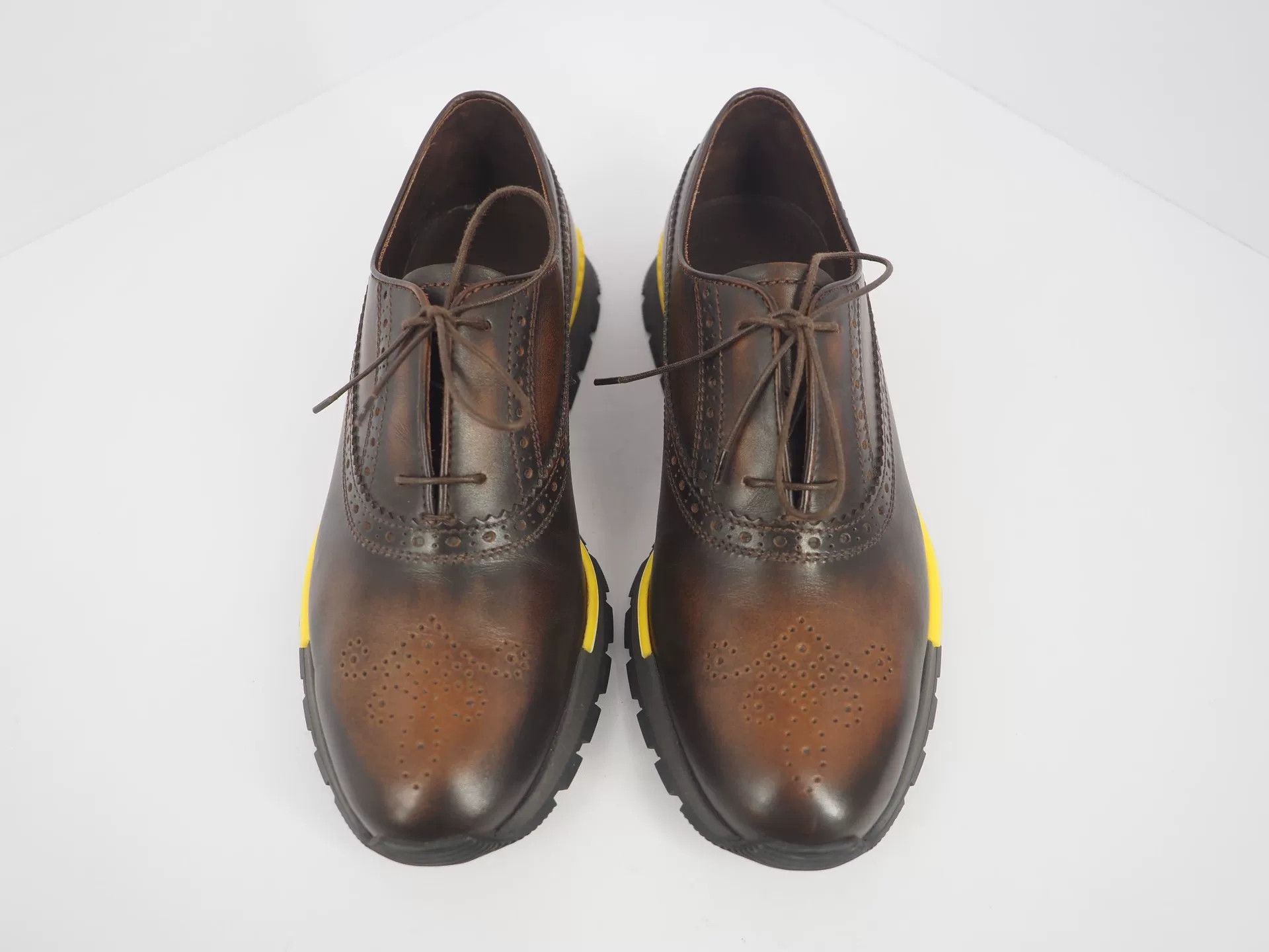Berluti berluti brown leather sneakers UK6 Size US 8 / EU 41 - 3 Thumbnail