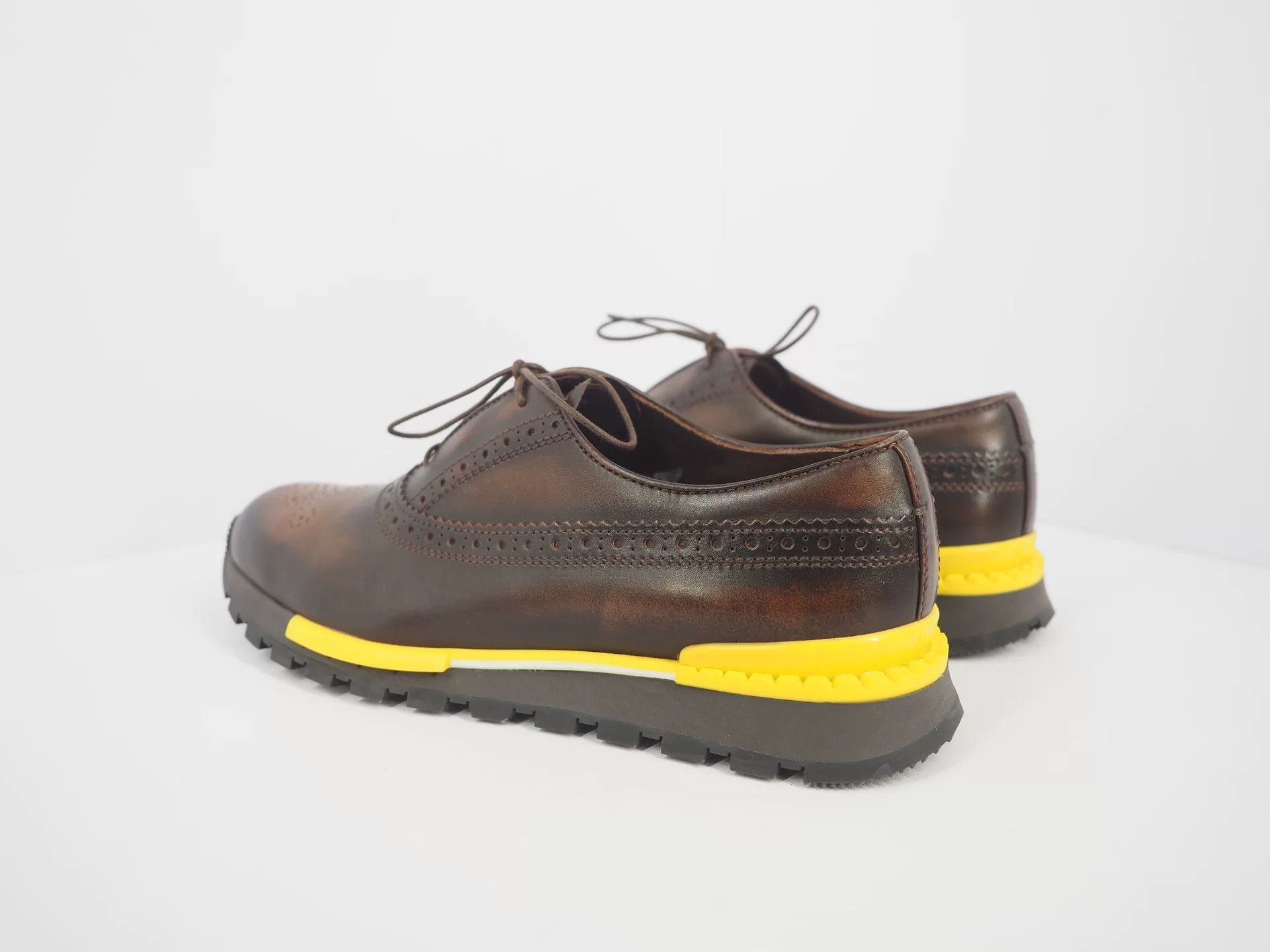 Berluti berluti brown leather sneakers UK6 Size US 8 / EU 41 - 2 Thumbnail