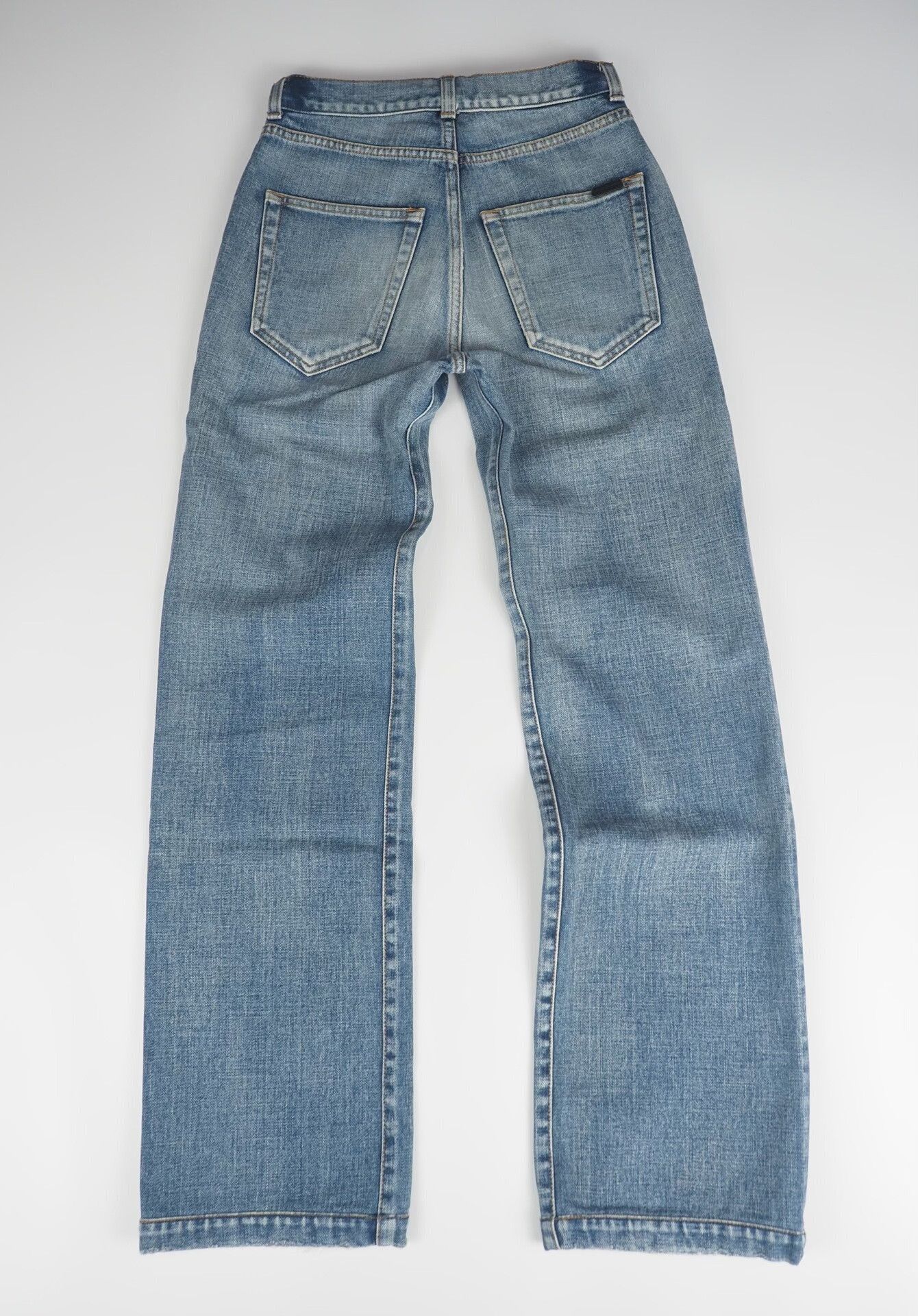 Saint Laurent Paris saint laurent blue washed denim jeans W25 Size 23" - 2 Thumbnail