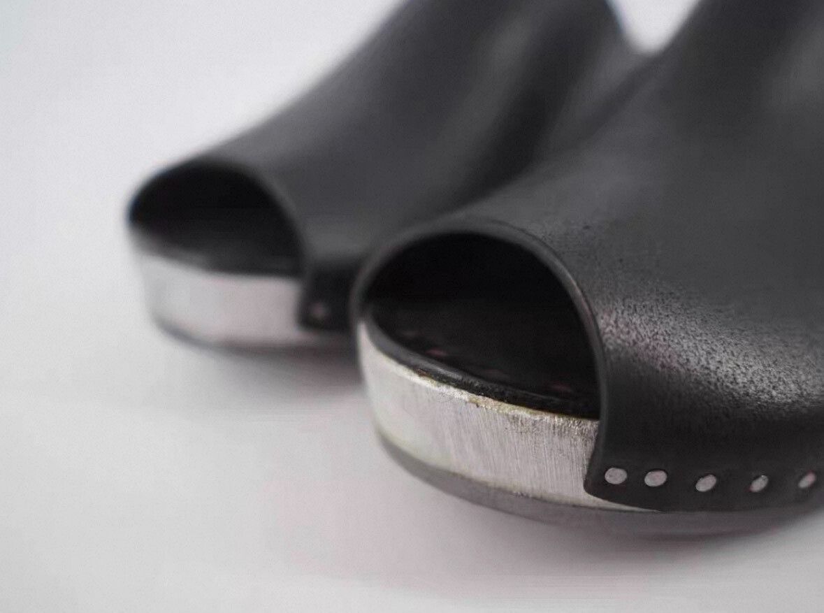 Rick Owens Rick Owens Silver Studded Clog Shoes Size US 9 / EU 42 - 3 Thumbnail