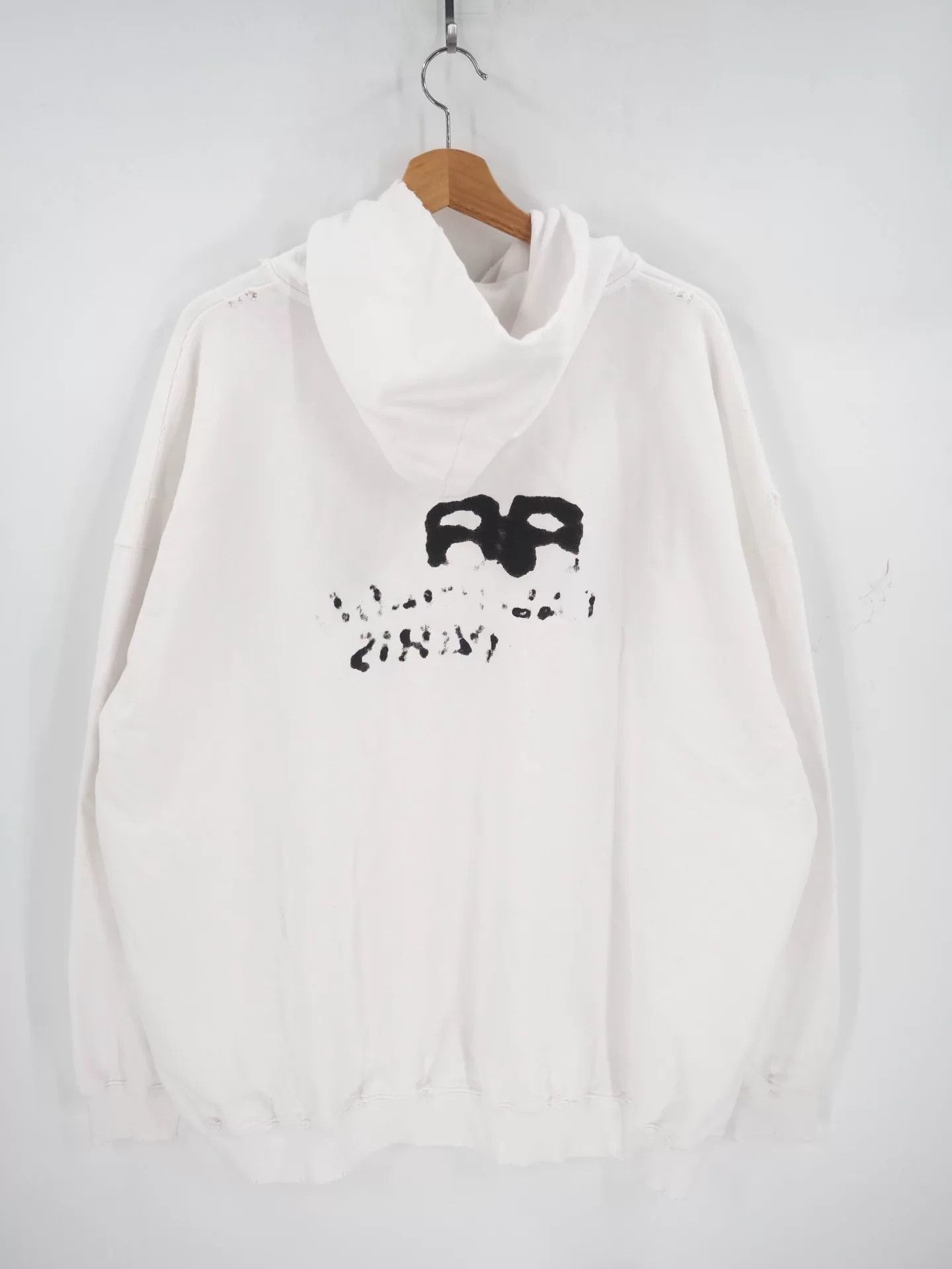 Balenciaga balenciaga hand drawn logo oversized hoodie Size US M / EU 48-50 / 2 - 3 Thumbnail