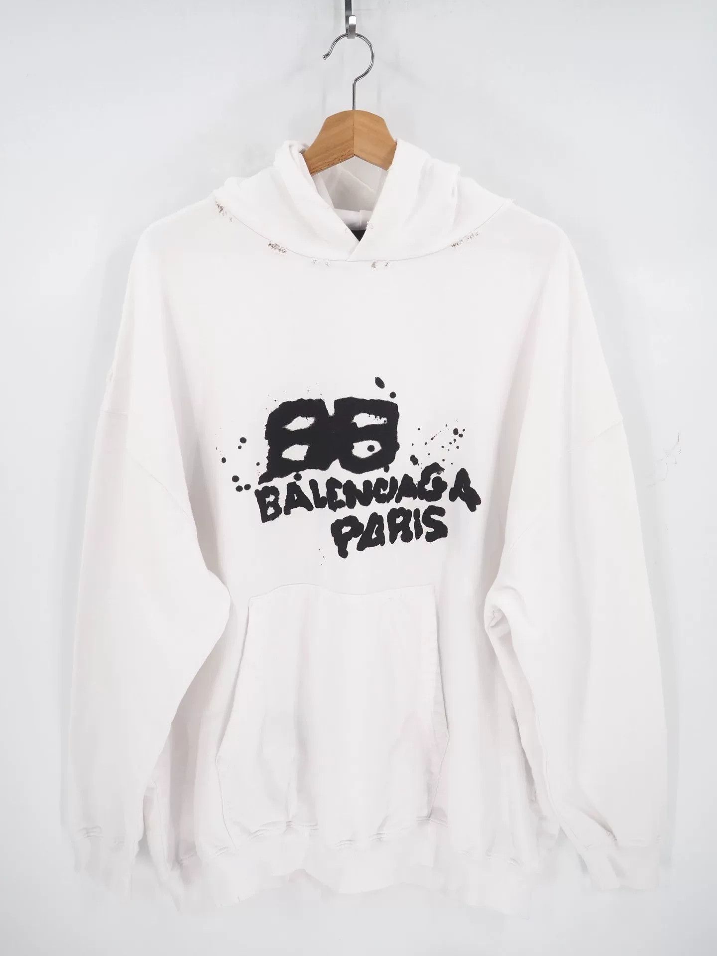 Balenciaga balenciaga hand drawn logo oversized hoodie Size US M / EU 48-50 / 2 - 2 Thumbnail