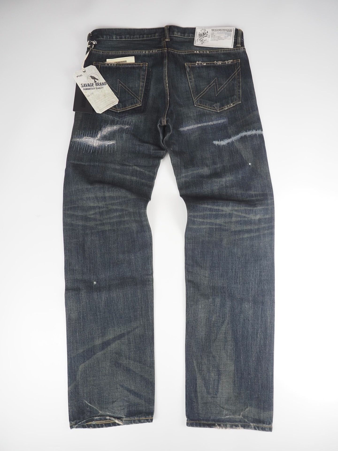 Neighborhood limited edition blue patch jeans Size US 31 - 2 Thumbnail