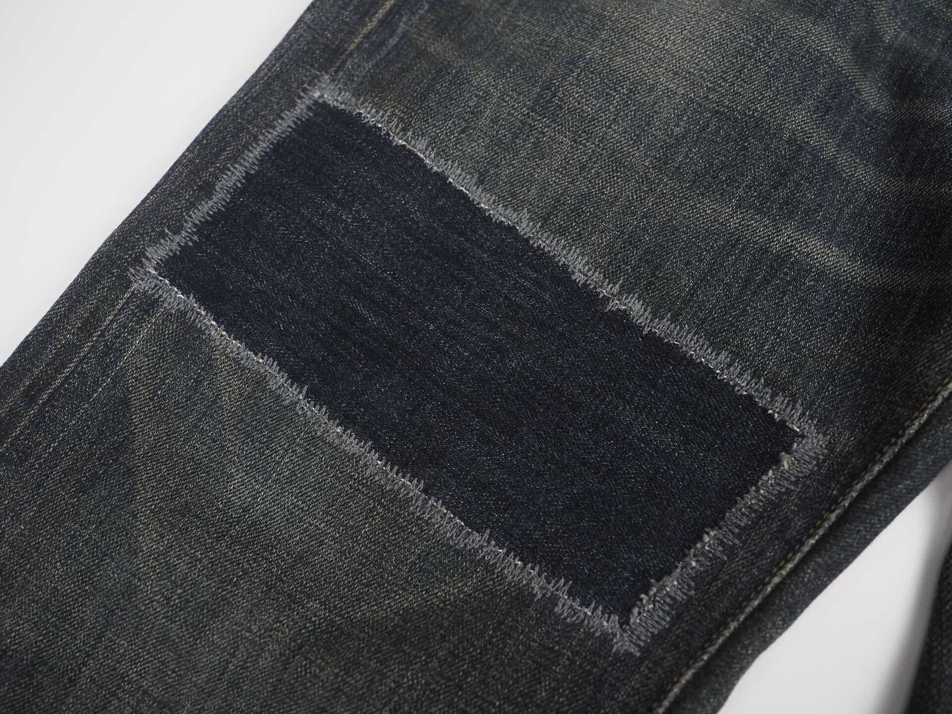 Neighborhood blue beaded savage narrow denim pants Size US 34 / EU 50 - 6 Thumbnail