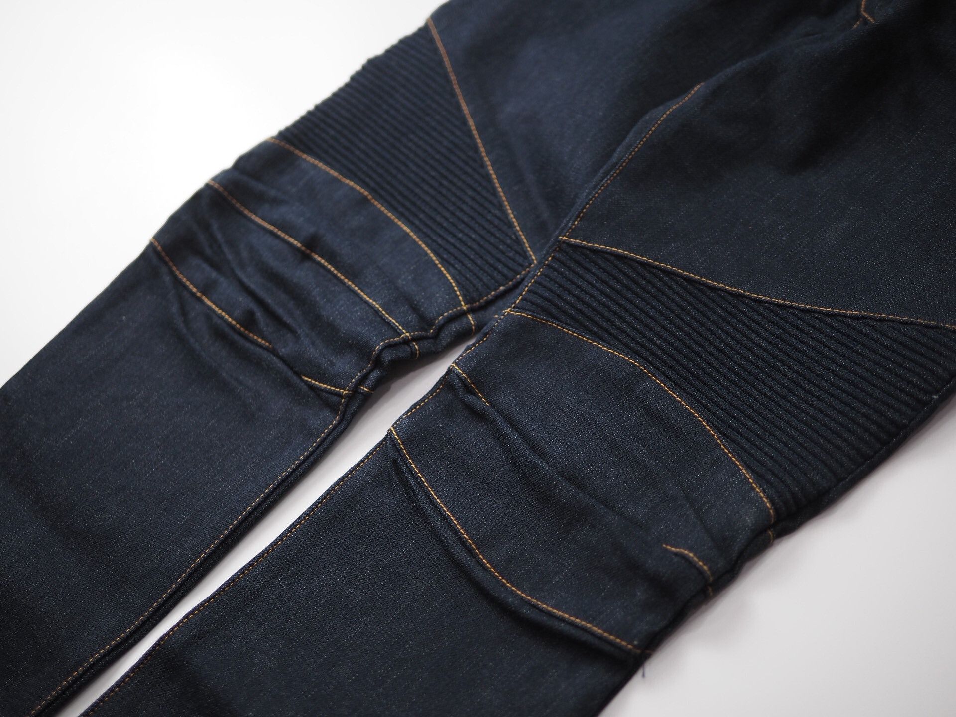 Balmain balmain dark blue knee panel denim pants Size US 29 - 3 Thumbnail