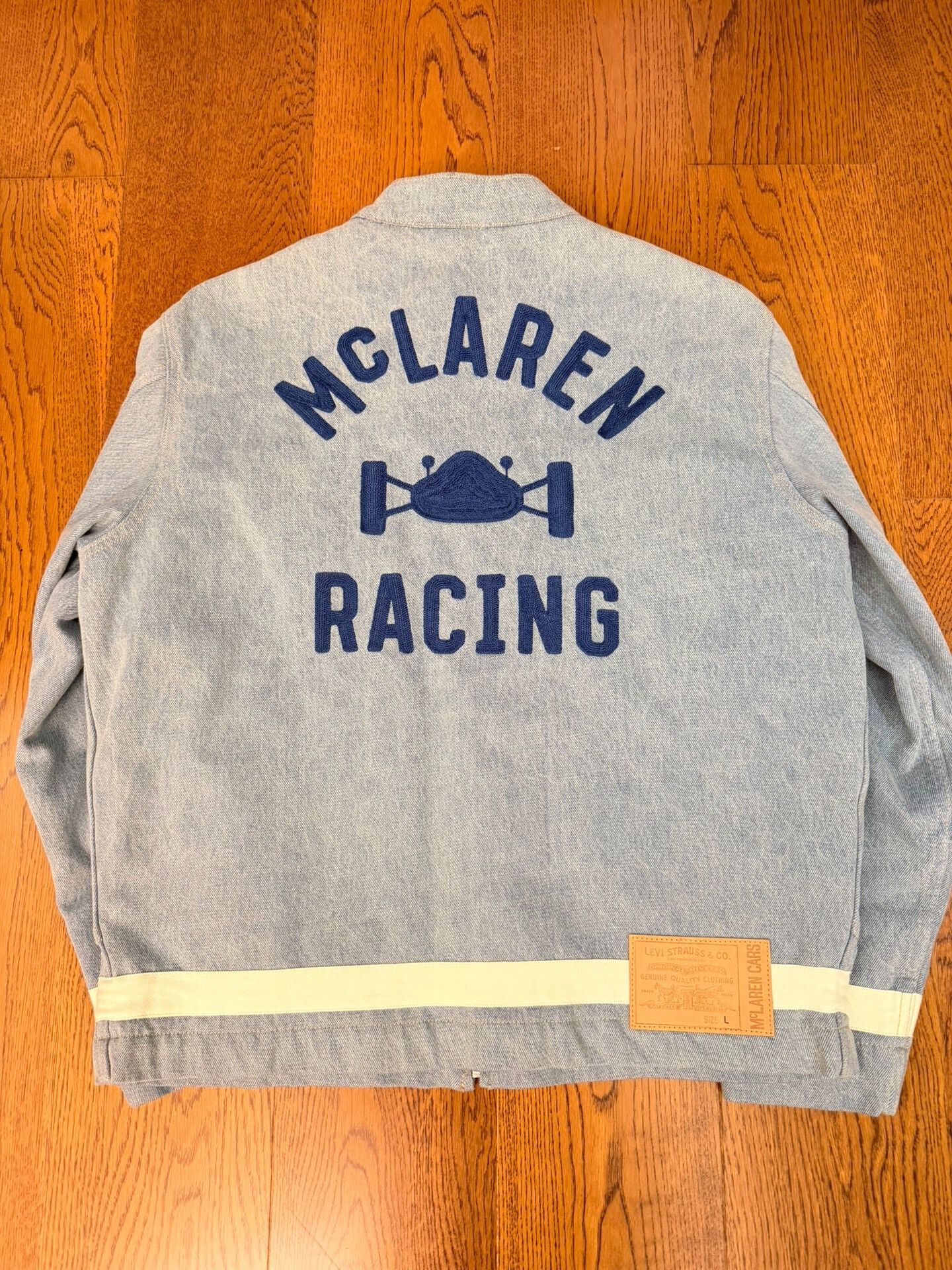 Levi's Levis McLaren Racing Denim Jacket Size US L / EU 52-54 / 3 - 2 Thumbnail
