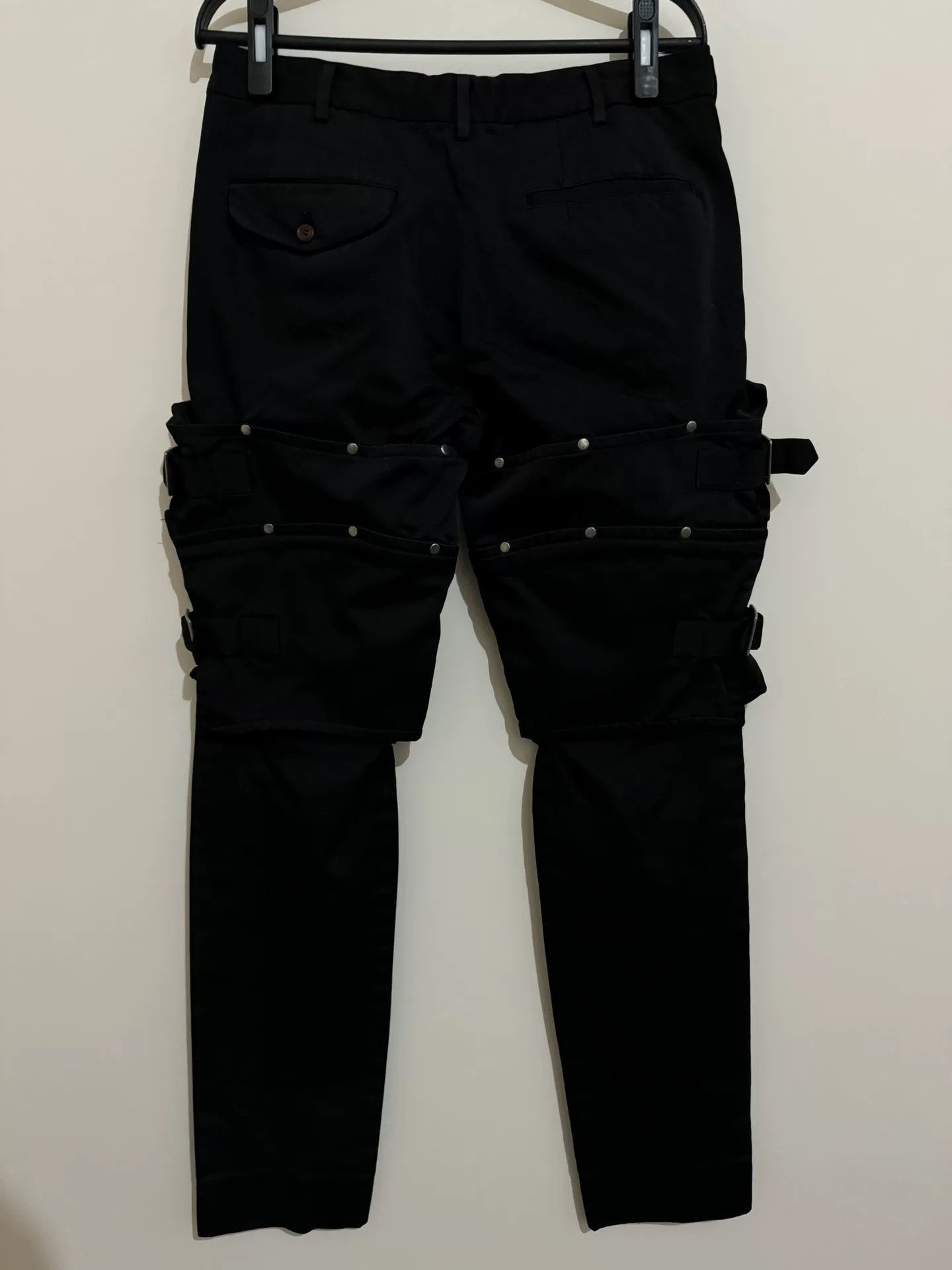 Comme des Garcons Comme des Garcons plus black cargo pants Size US 32 / EU 48 - 2 Thumbnail