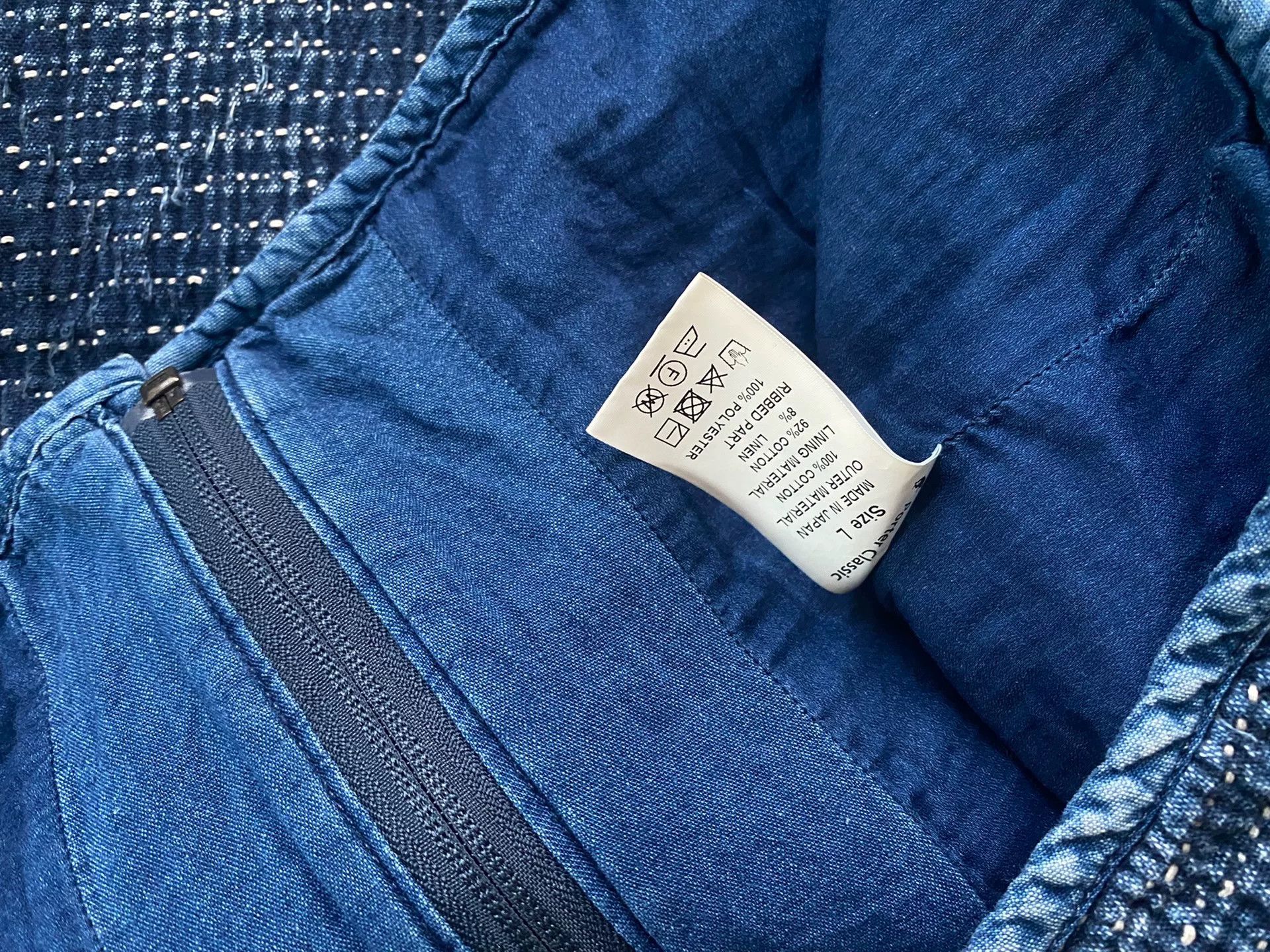 Porter Classic porter classic sashiko light zip parka Size US L / EU 52-54 / 3 - 3 Thumbnail