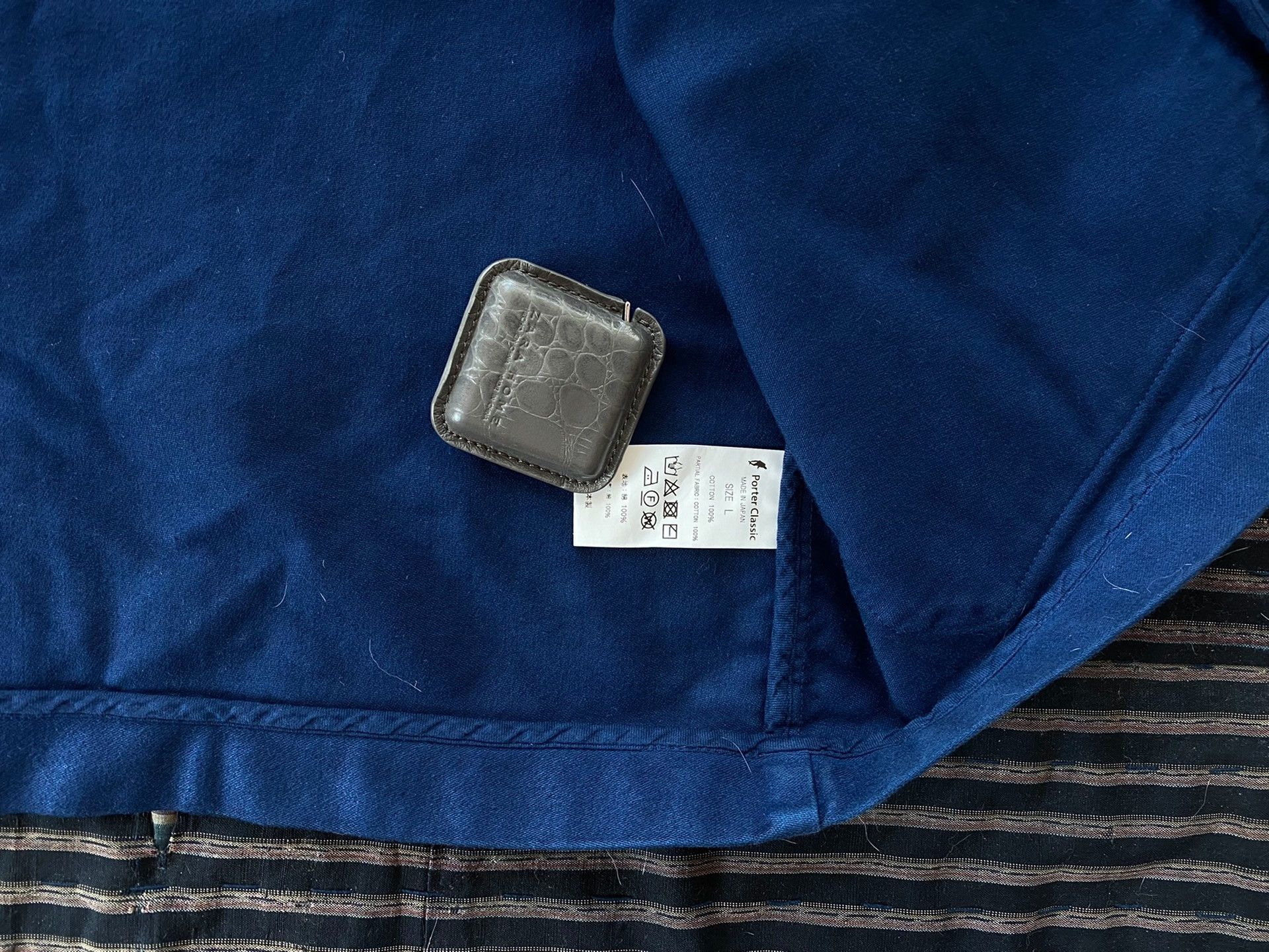 Porter Classic blue moleskin jacket by PORTER CLASSIC Size US L / EU 52-54 / 3 - 3 Thumbnail