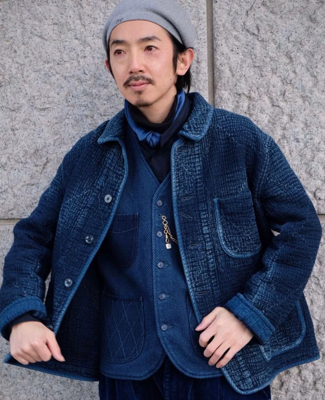 Porter Classic porter classic sashiko original french jacket Size US M / EU 48-50 / 2 - 7 Thumbnail