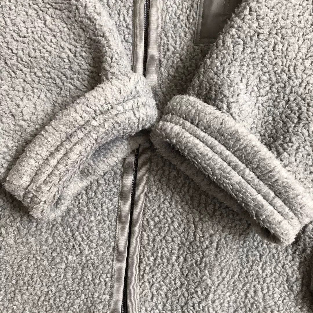 Porter Classic gray fleece jacket with zipper and pocket Size US L / EU 52-54 / 3 - 3 Thumbnail