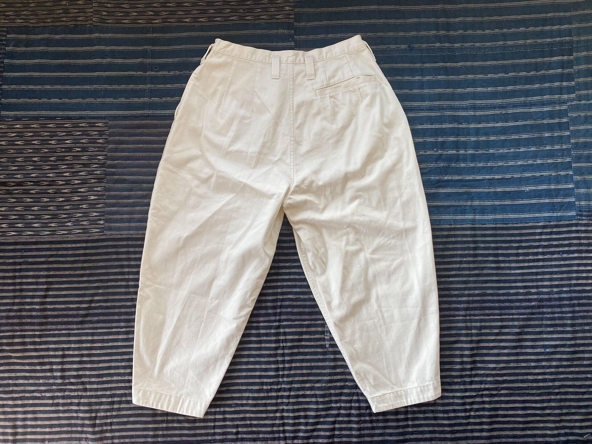 Porter Classic summer white cotton pants Size US 34 / EU 50 - 4 Thumbnail