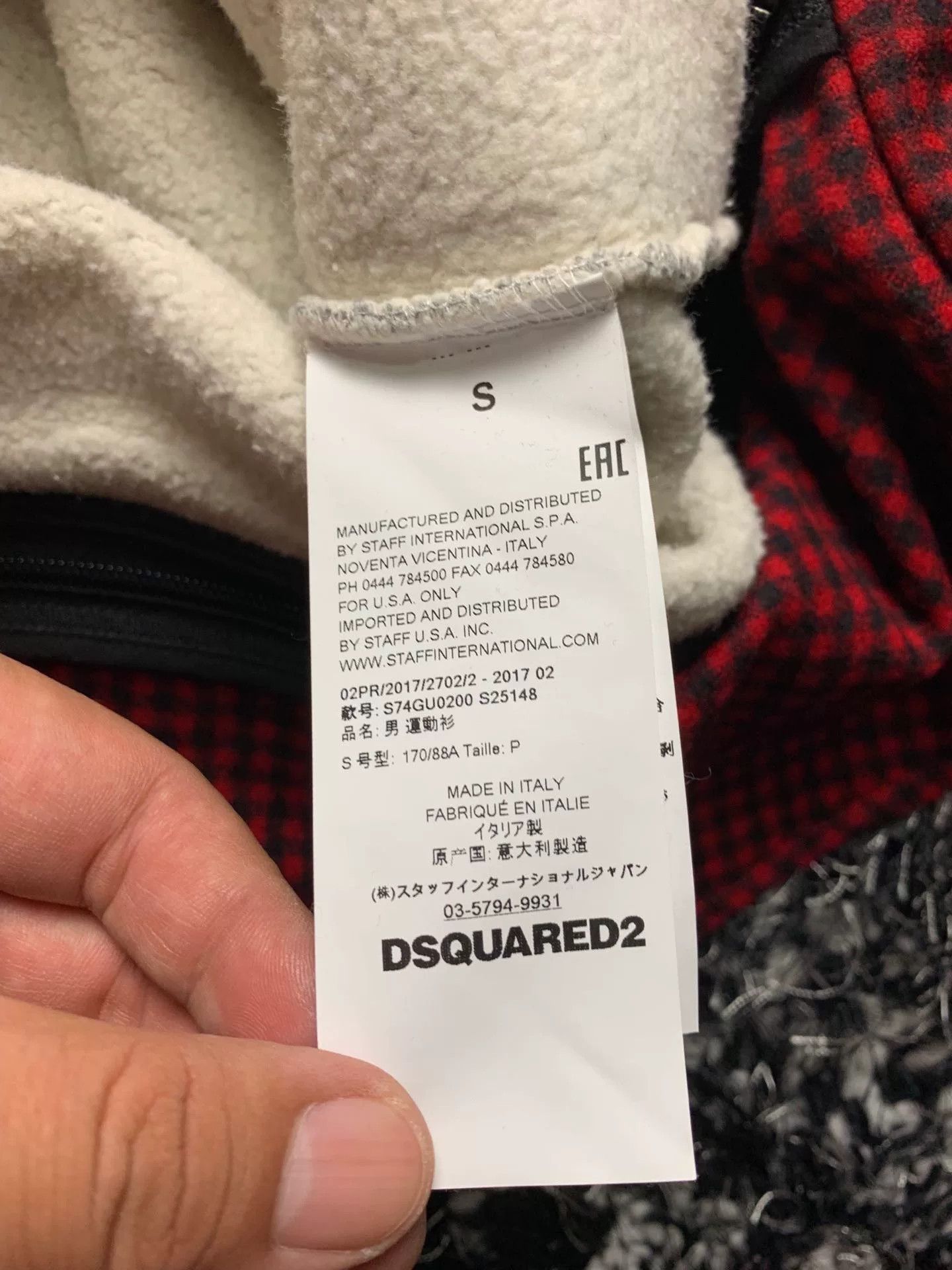 Dsquared2 dsquared2 fleece sweatshirt with removable collar Size US S / EU 44-46 / 1 - 3 Thumbnail