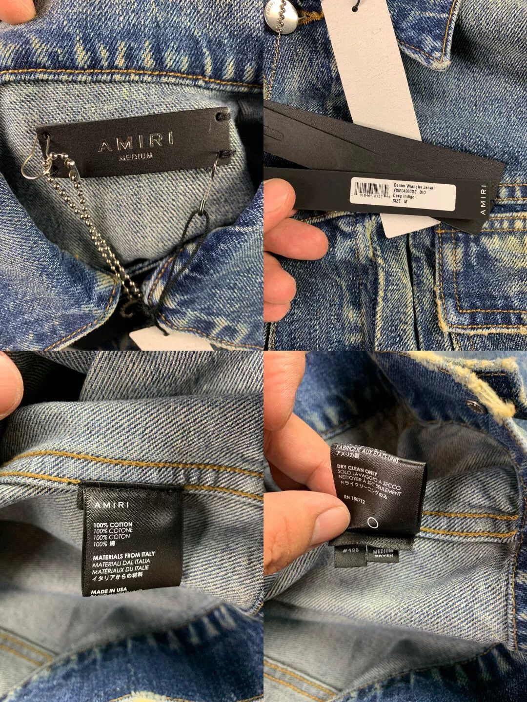 Amiri amiri vintage denim jacket with tags Size US M / EU 48-50 / 2 - 7 Thumbnail