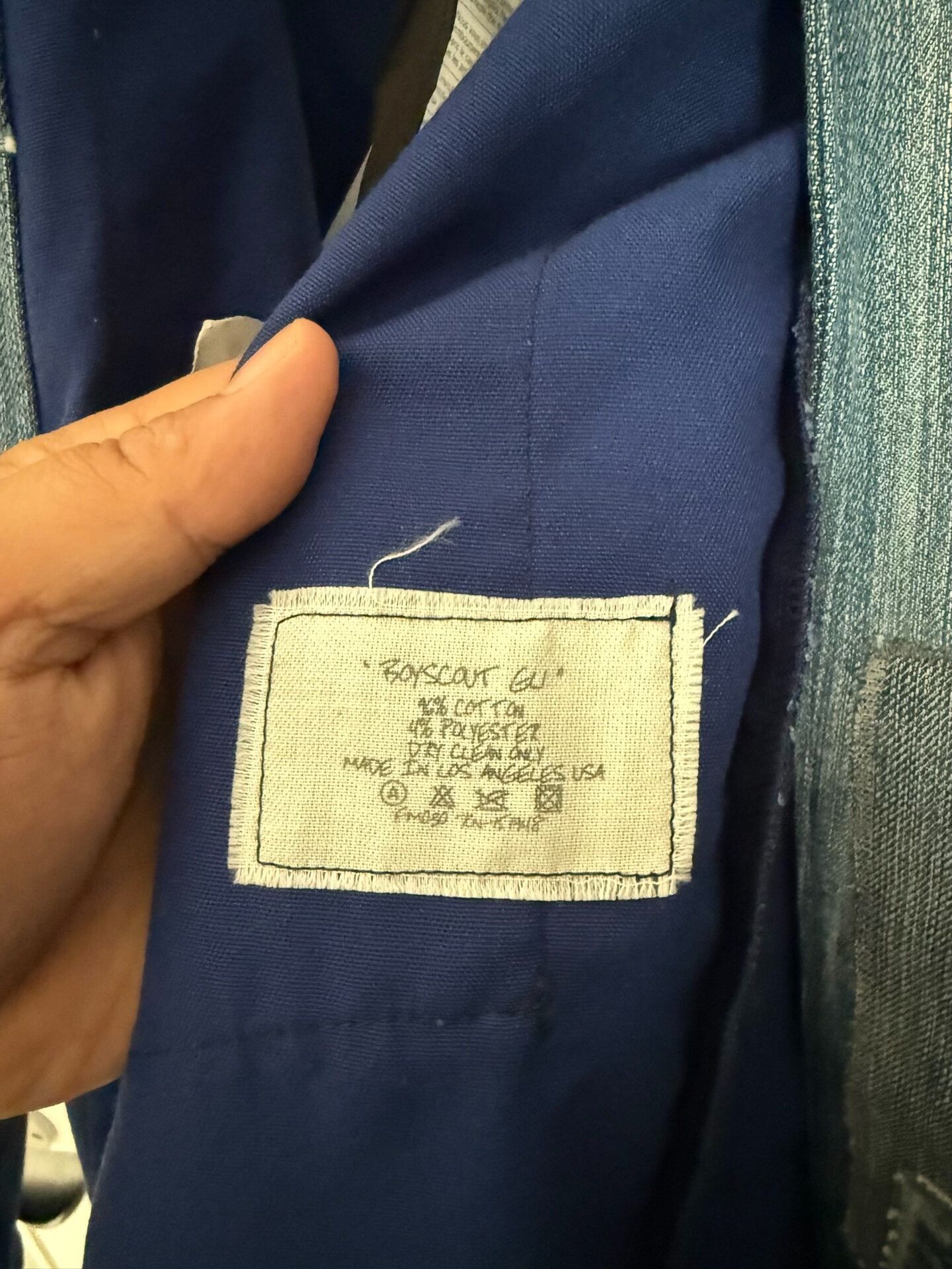 Greg Lauren grega lauren blue patchwork robe Size US M / EU 48-50 / 2 - 8 Thumbnail