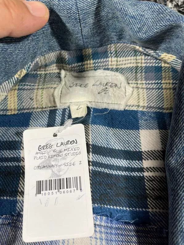 Greg Lauren greg lauren patchwork robe with denim accents Size US M / EU 48-50 / 2 - 5 Thumbnail