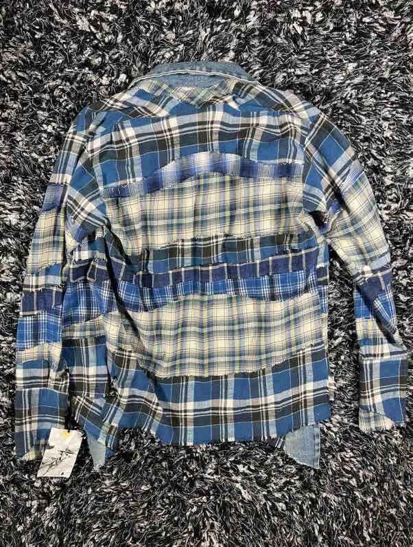 Greg Lauren greg lauren patchwork robe with denim accents Size US M / EU 48-50 / 2 - 2 Thumbnail