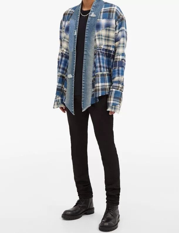Greg Lauren greg lauren patchwork robe with denim accents Size US M / EU 48-50 / 2 - 7 Thumbnail