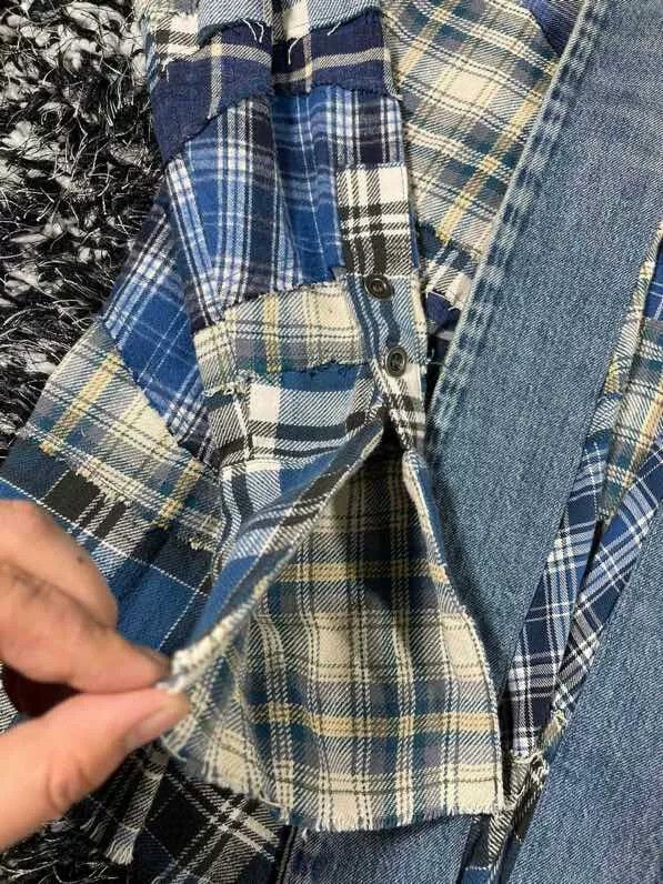 Greg Lauren greg lauren patchwork robe with denim accents Size US M / EU 48-50 / 2 - 3 Thumbnail