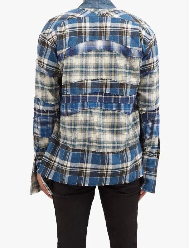 Greg Lauren greg lauren patchwork robe with denim accents Size US M / EU 48-50 / 2 - 8 Thumbnail