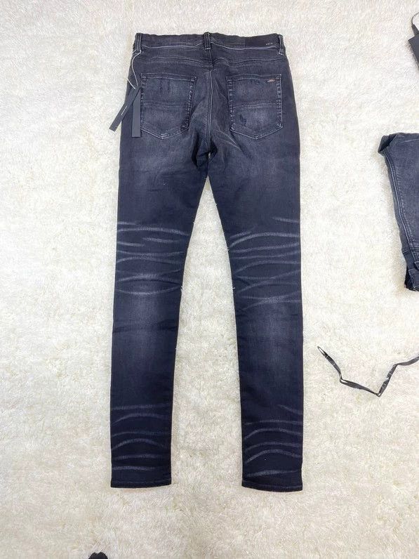 Amiri amiri cracked pink leather mx1 pants Size US 32 / EU 48 - 2 Thumbnail