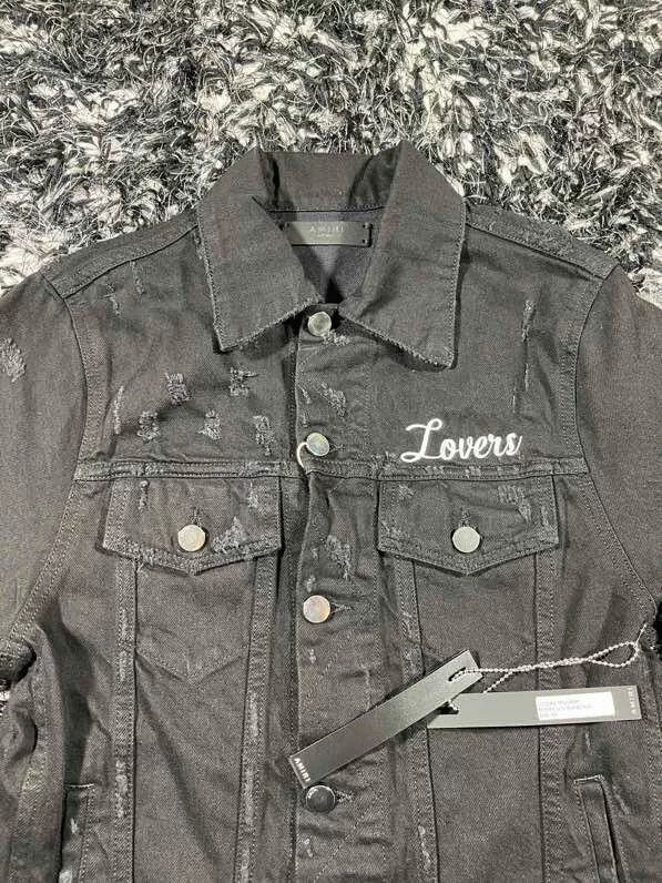 Amiri amiri lovers trucker denim jacket new Size US XS / EU 42 / 0 - 2 Thumbnail