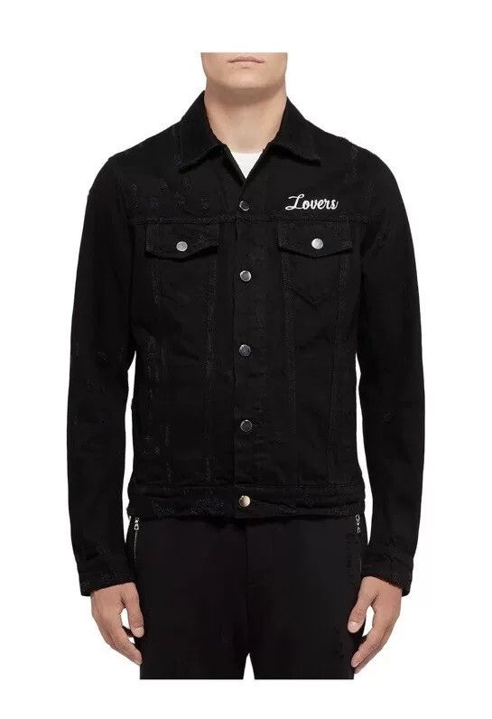 Amiri amiri lovers trucker denim jacket new Size US XS / EU 42 / 0 - 7 Thumbnail