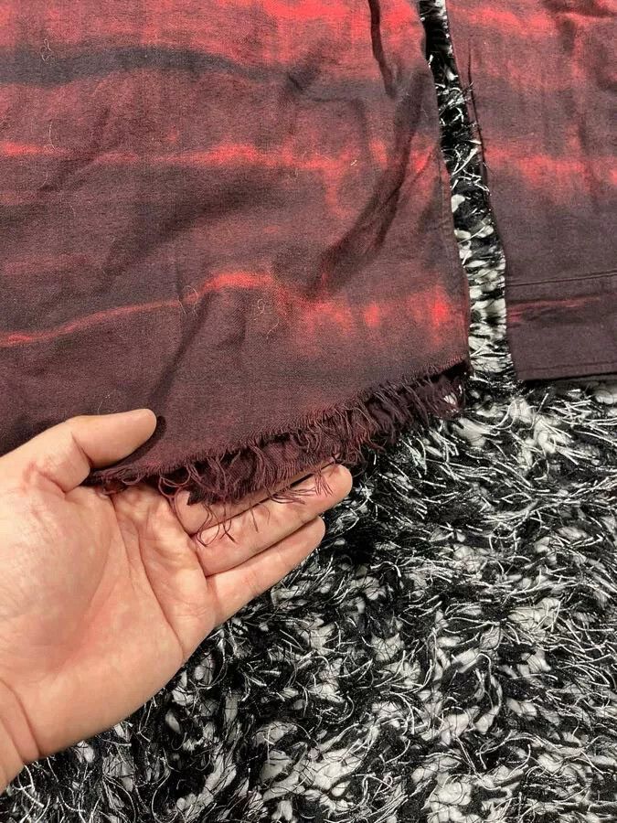 Amiri amiri bleached flannel shirt in red Size US L / EU 52-54 / 3 - 4 Thumbnail