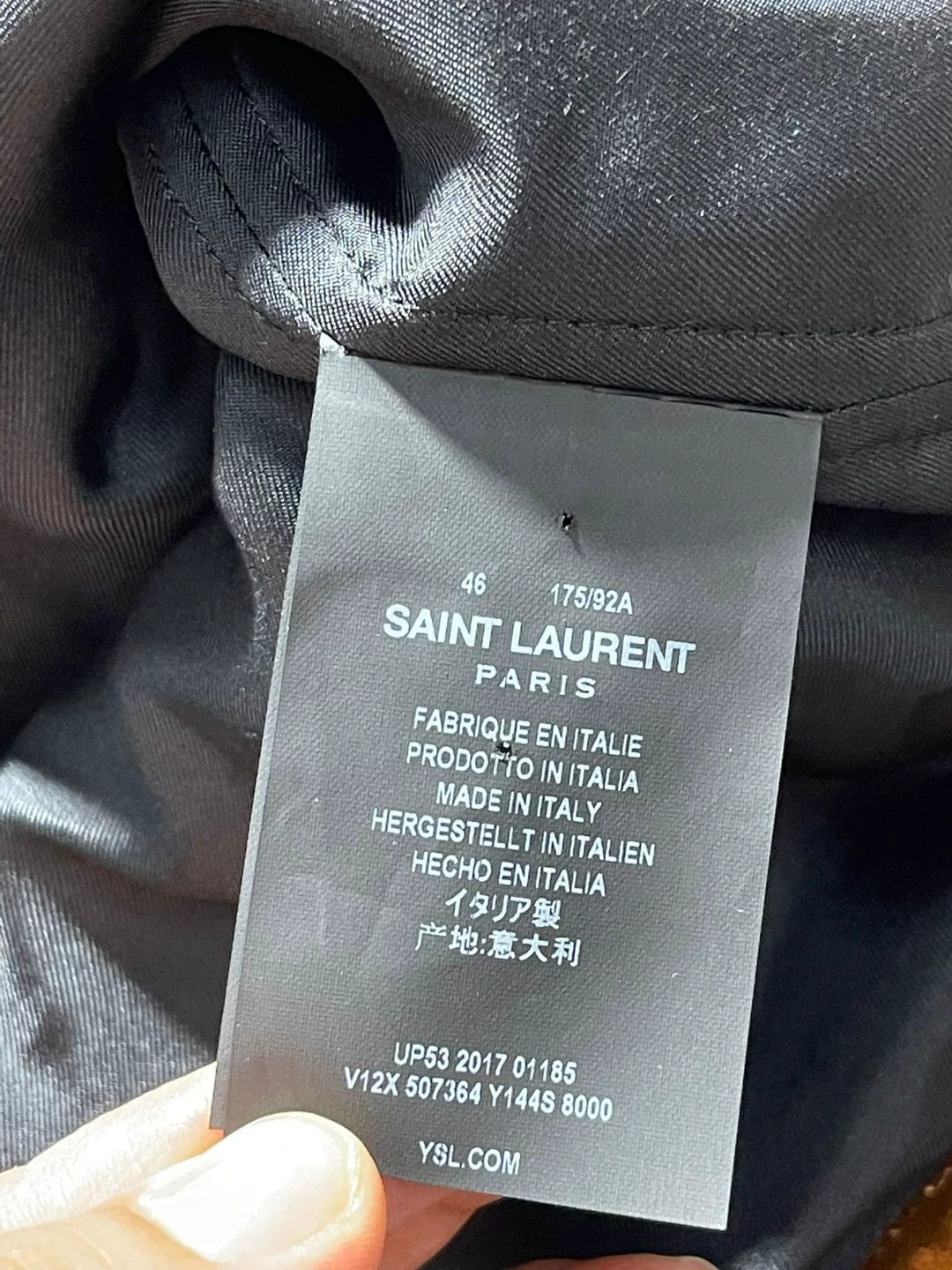 Yves Saint Laurent saint laurent velvet cotton bomber jacket Size US M / EU 48-50 / 2 - 9 Thumbnail