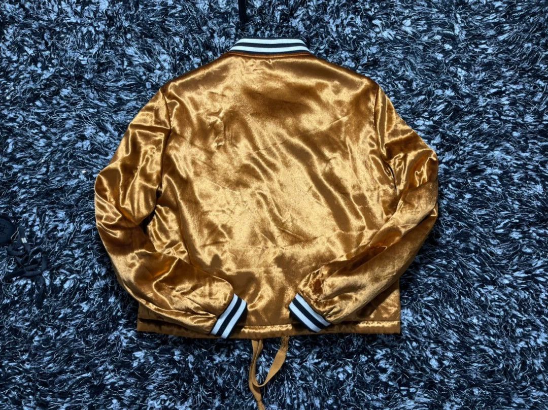 Yves Saint Laurent saint laurent velvet cotton bomber jacket Size US M / EU 48-50 / 2 - 2 Thumbnail