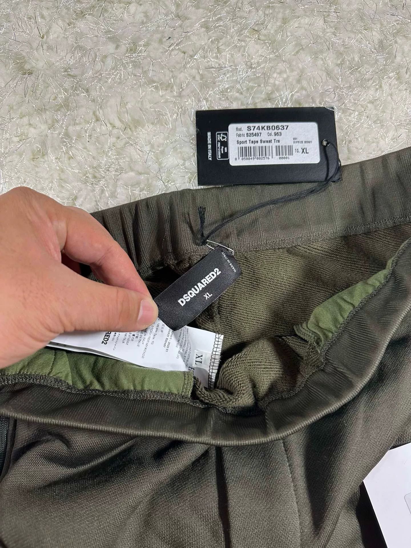 Dsquared2 dsquared2 military green casual sweatpants Size US 31 - 4 Thumbnail