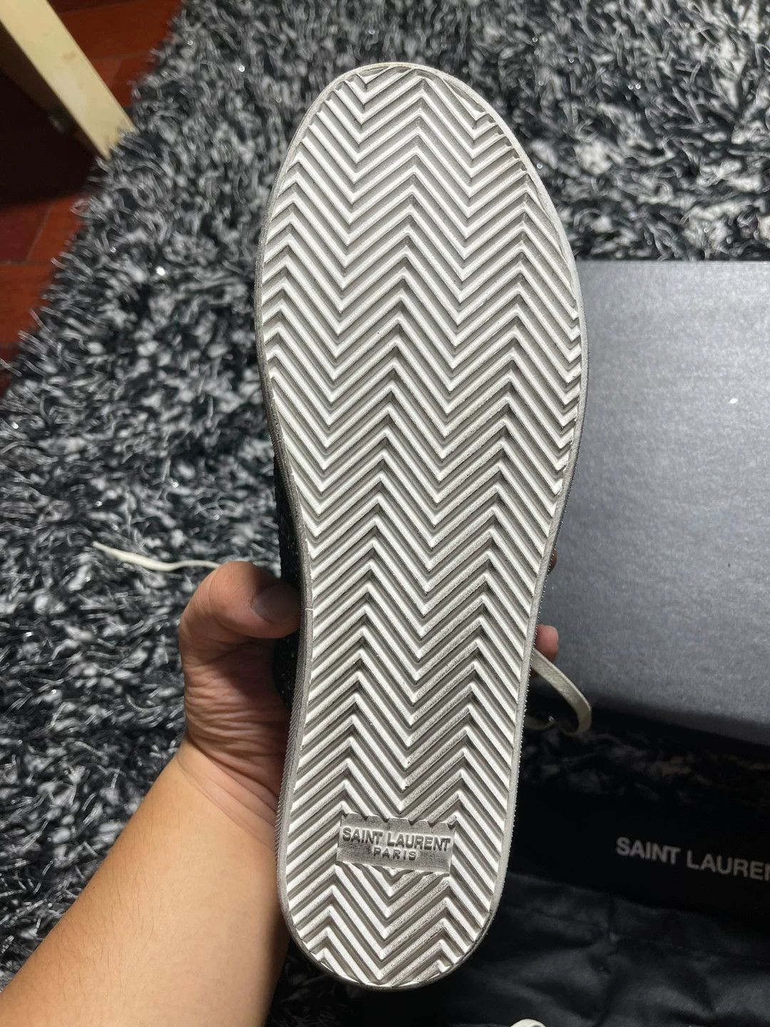 Yves Saint Laurent saint laurent glitter low-top sneakers Size US 8 / EU 41 - 8 Thumbnail