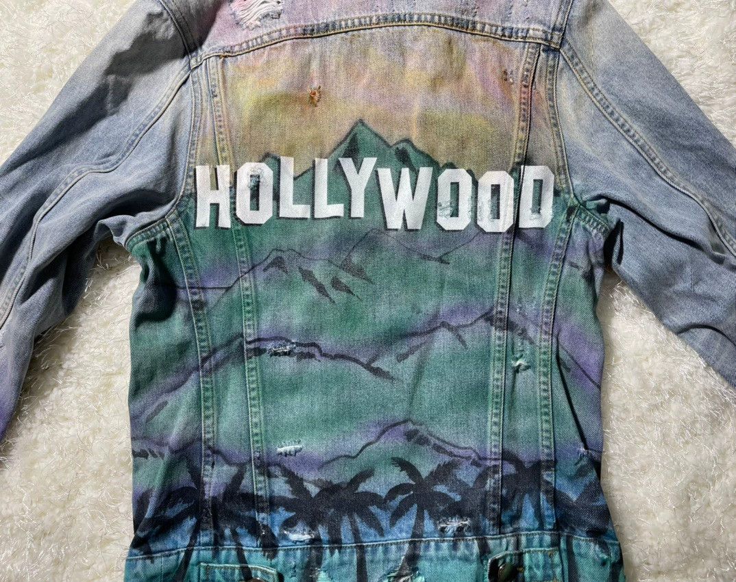 Amiri amiri alrbrush hollywood trucker jacket Size US XS / EU 42 / 0 - 6 Thumbnail
