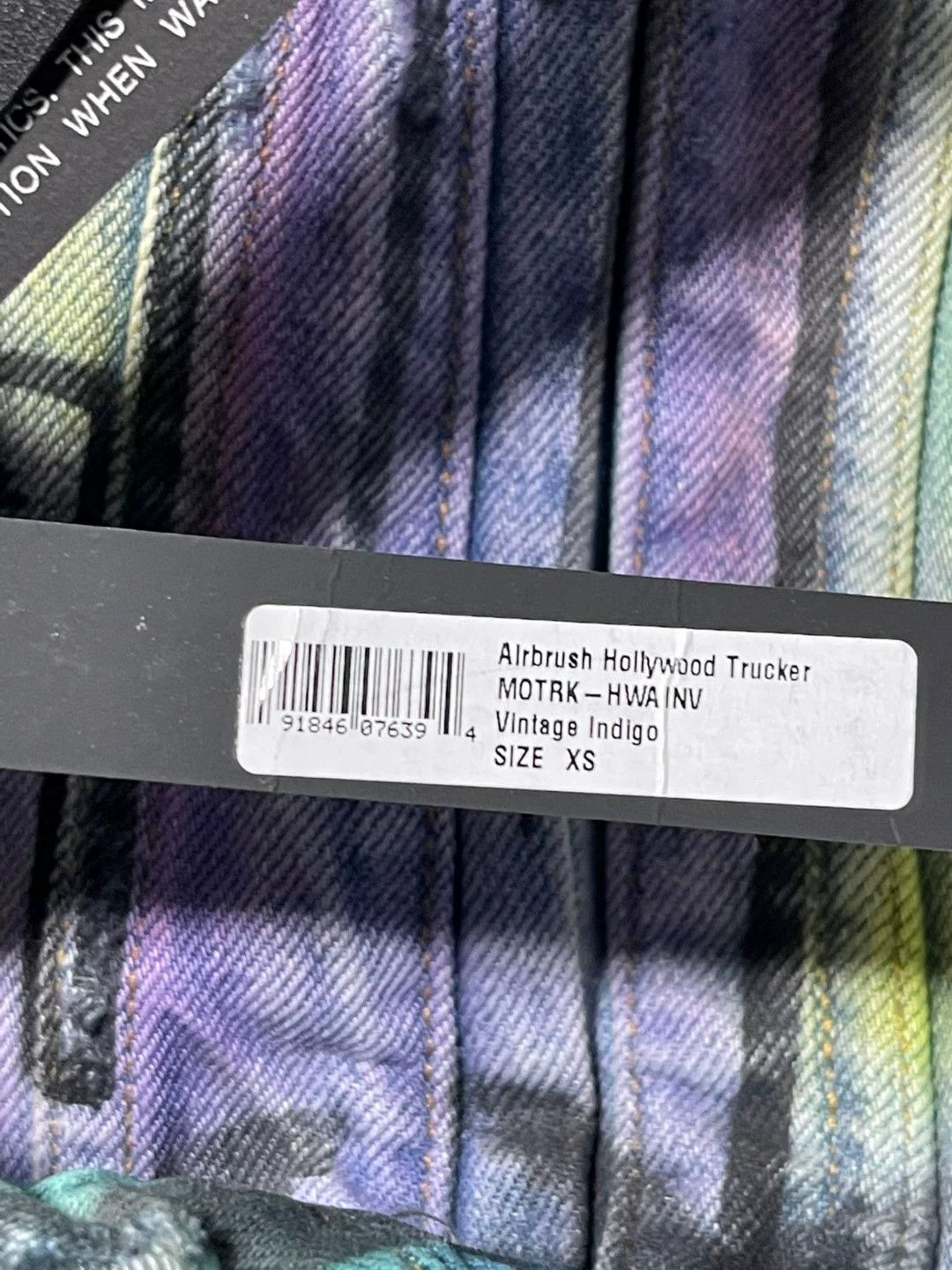 Amiri amiri alrbrush hollywood trucker jacket Size US XS / EU 42 / 0 - 4 Thumbnail