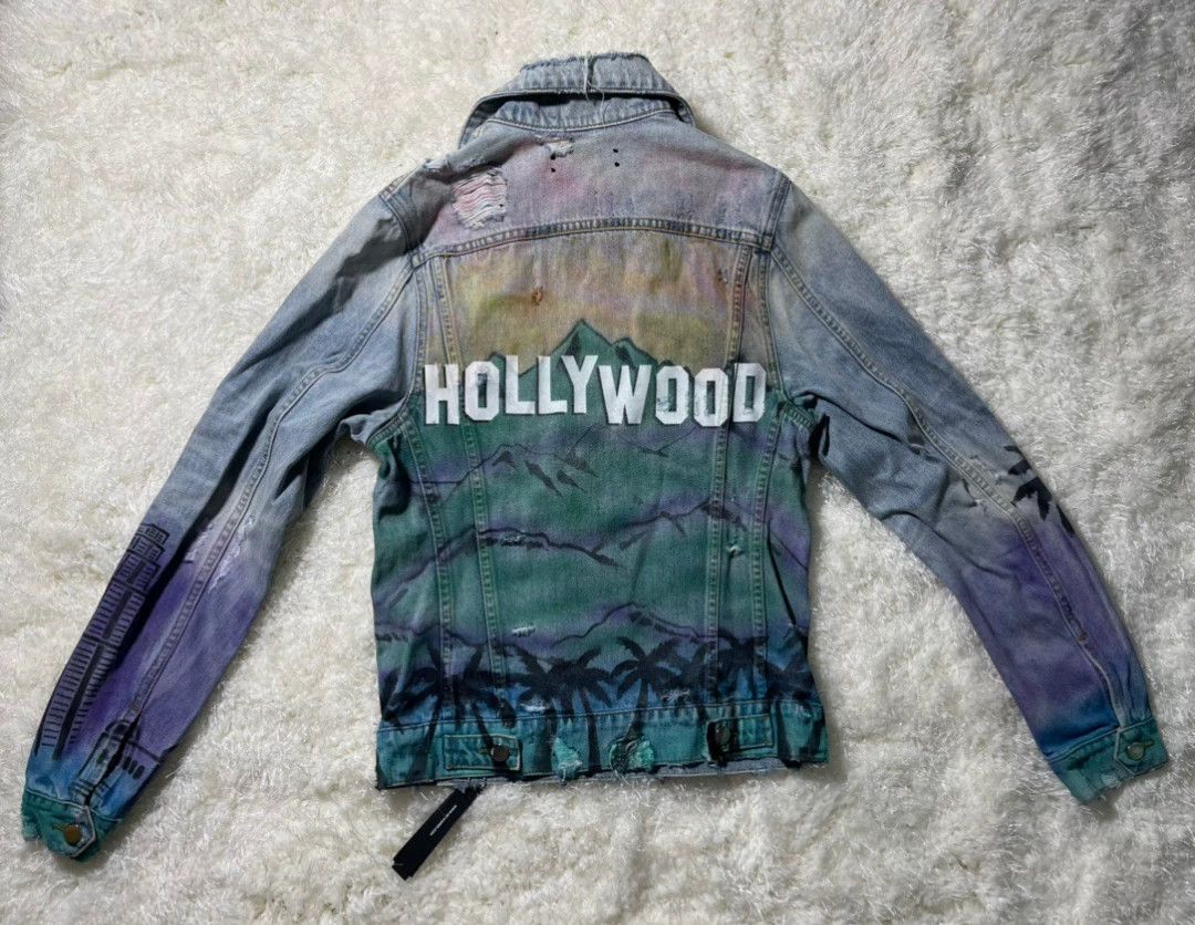 Amiri amiri alrbrush hollywood trucker jacket Size US XS / EU 42 / 0 - 2 Thumbnail