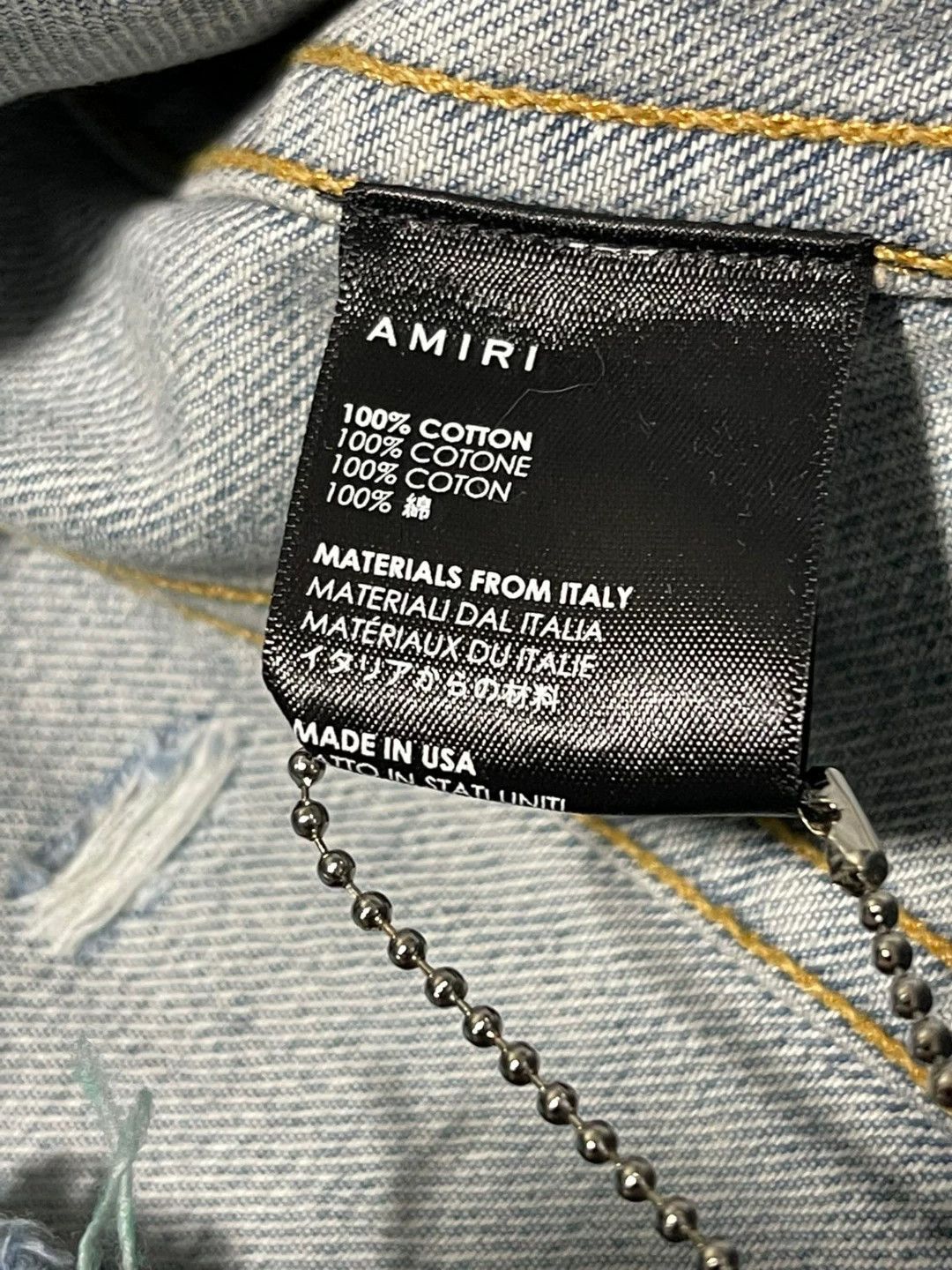 Amiri amiri alrbrush hollywood trucker jacket Size US XS / EU 42 / 0 - 7 Thumbnail