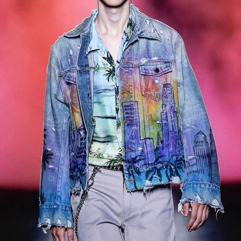 Amiri amiri alrbrush hollywood trucker jacket Size US XS / EU 42 / 0 - 9 Thumbnail