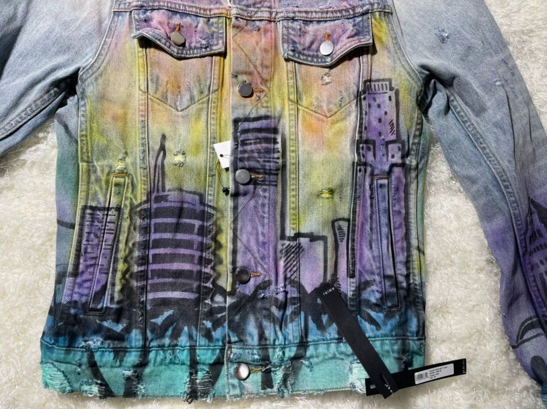 Amiri amiri alrbrush hollywood trucker jacket Size US XS / EU 42 / 0 - 5 Thumbnail