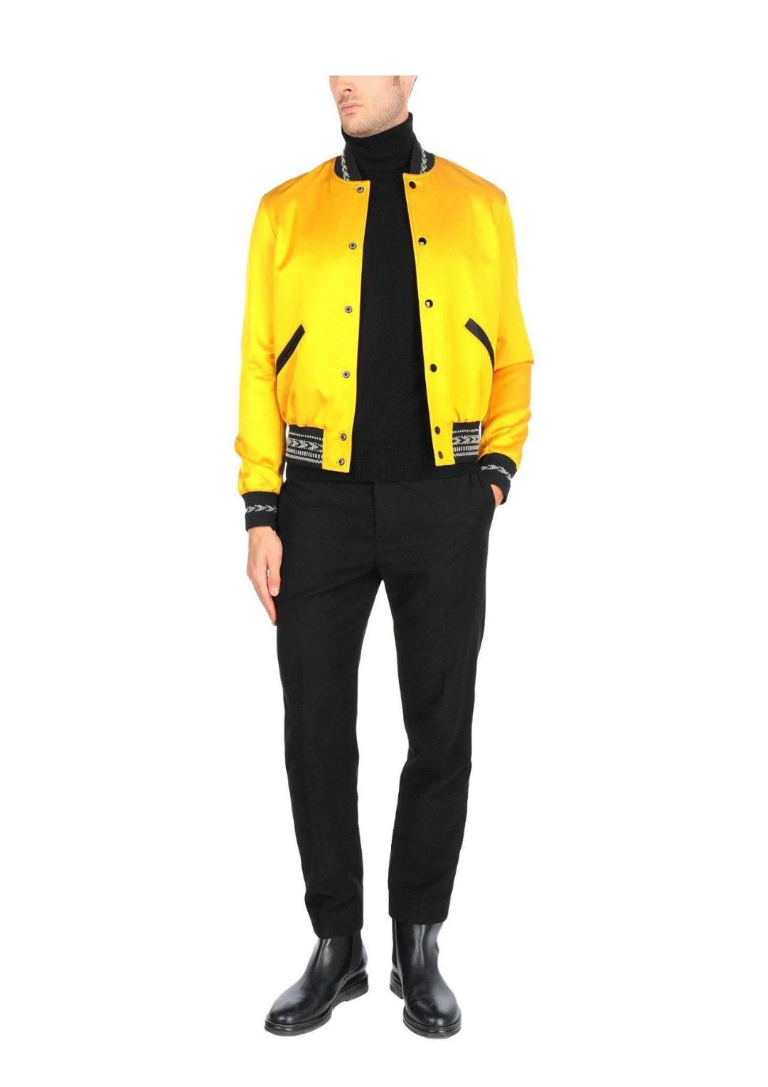 Yves Saint Laurent saint laurent gold bomber jacket Size US M / EU 48-50 / 2 - 8 Thumbnail