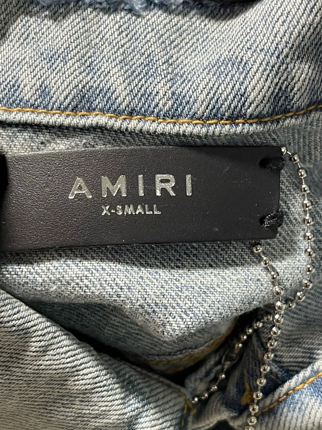 Amiri amiri alrbrush hollywood trucker jacket Size XS / US 0-2 / IT 36-38 - 3 Thumbnail